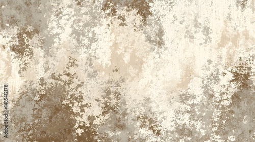 Abstract beige brown grunge texture background with distressed weathered paint effect ideal for design projects and digital art creations.