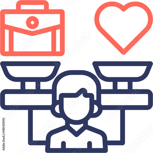 Work-Life Balance Icon