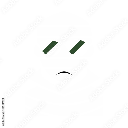 fun mummy head with sunglasses artwork