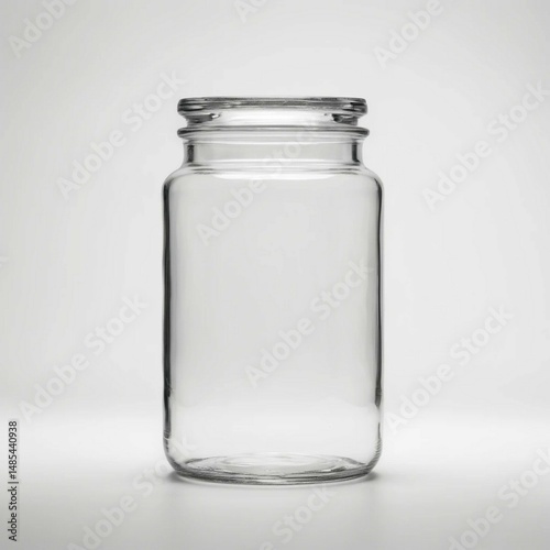 Empty Glass Jar: Clean Simplicity