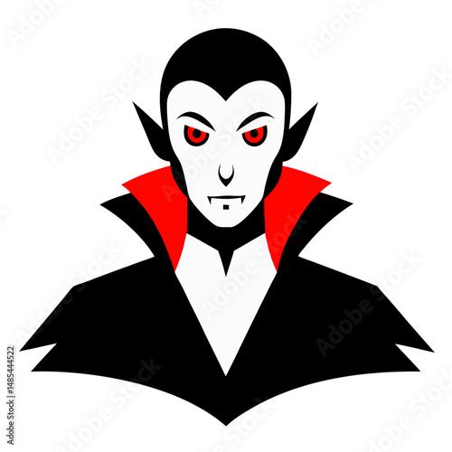vampire on white