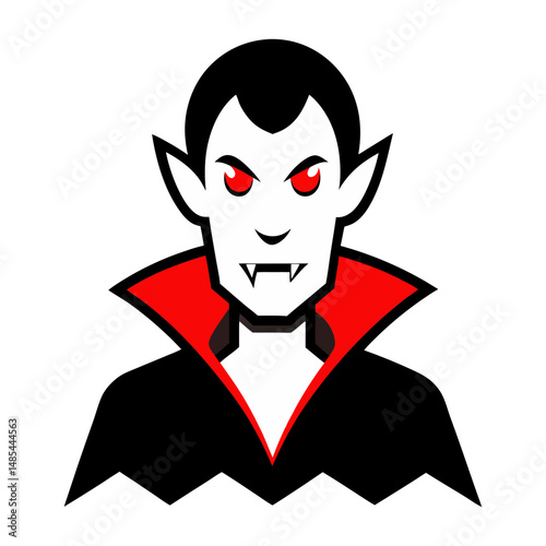 vampire on white