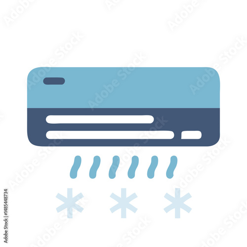  Efficient Air Conditioning Symbol Illustration