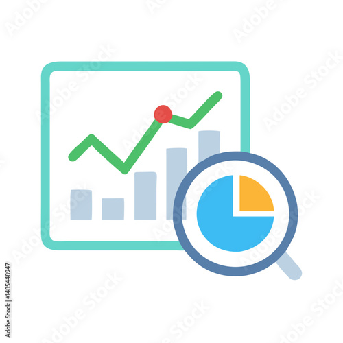  Analytics Data Analysis Design Icon
