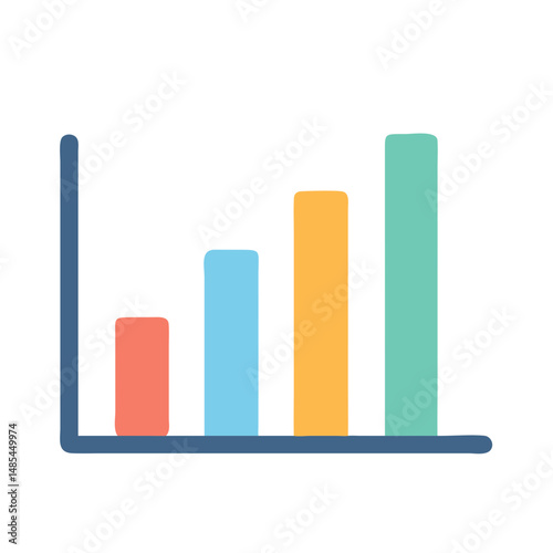  Creative Bar Chart Graphic Icon