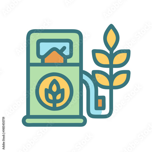  Biofuel Renewable Energy Design Icon