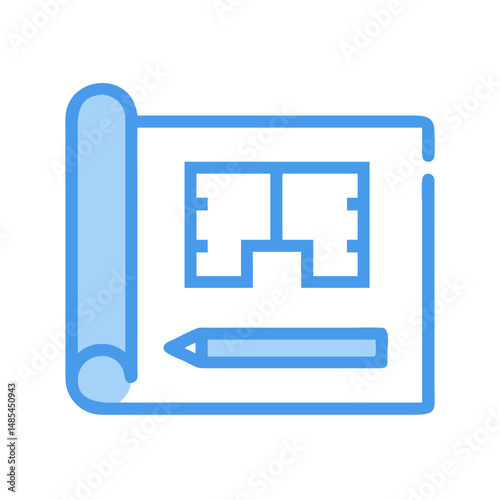  Detailed Blueprint Icon for Architecture