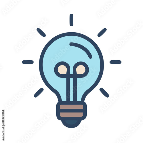  Bright Bulb Icon for Innovation