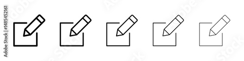 Register icon symbol pictogram. stroke designs.
