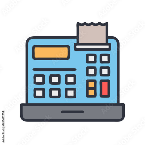  Stylish Cash Register Icon for Point of Sale
