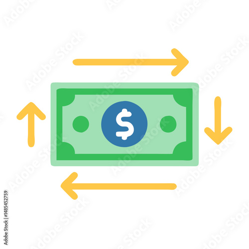  Comprehensive Cash Flow Icon for Analysis