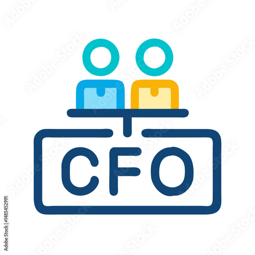  Dynamic CFO Icon for Business Management