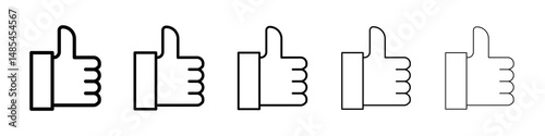 Like icon symbol pictogram. stroke designs.