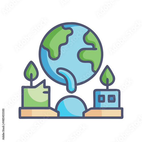  Conservation Icon for Environmental Protection