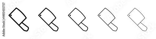 Hatchet icon symbol pictogram. stroke designs.