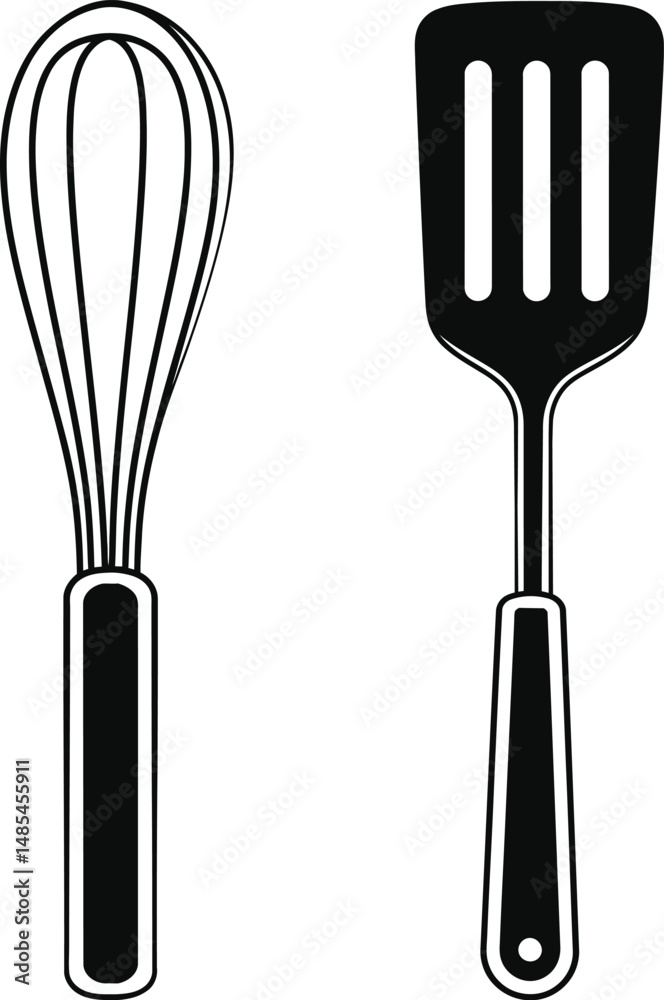 Whisk and Slotted Spatula Whisk and Slotted Spatula