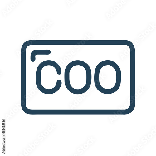  COO Designation Icon for Leadership