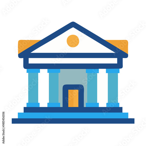  Legal Courthouse Icon Design