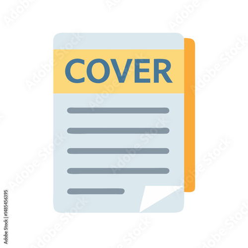  Job Application Cover Letter Icon