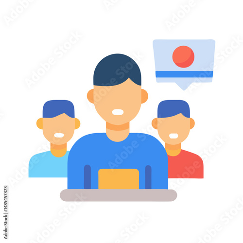  Customer Icon for Service Representation