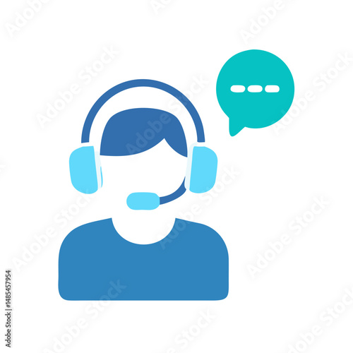  Customer Support Assistance Design Icon