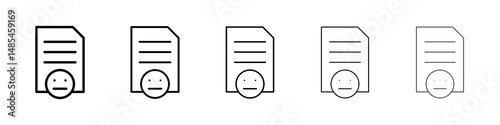 Complaint icon symbol pictogram. stroke designs.