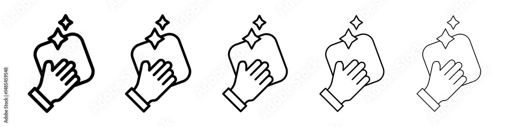 Fototapeta premium Clean icon symbol pictogram. stroke designs.