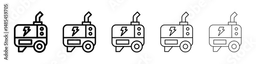 Chew gum icon symbol pictogram. stroke designs.