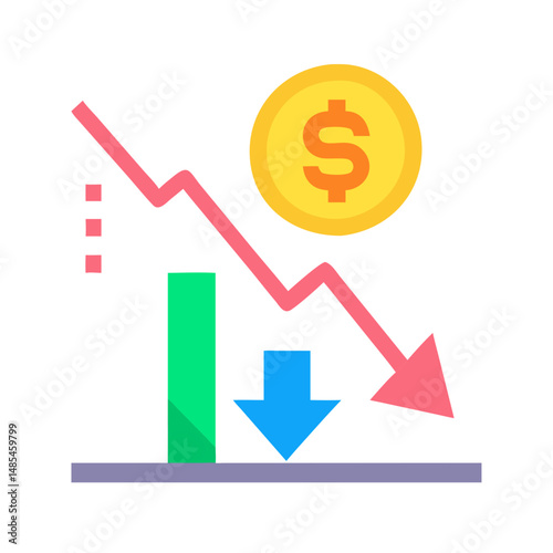  Creative Deflation Graphic Icon