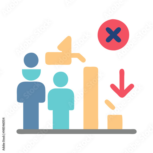  Demotion Status Design Icon