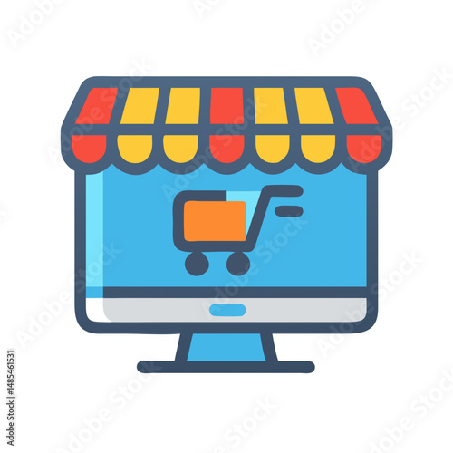  Dynamic E-Commerce Icon for Online Shops
