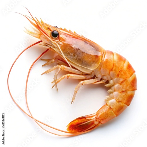Wallpaper Mural Shrimp isolated on white background Torontodigital.ca