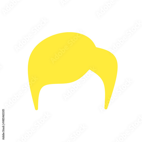 men's hairstyles. barber concept, wig, style, fashion. vector illustration