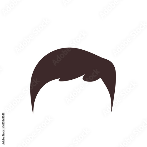 men's hairstyles. barber concept, wig, style, fashion. vector illustration