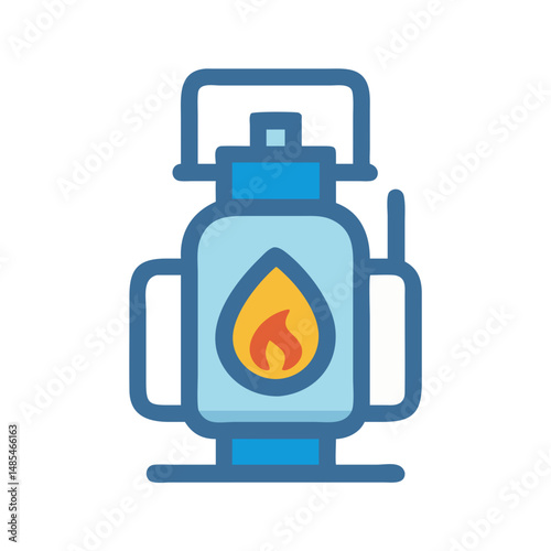  Gas Fuel Icon for Industry Use