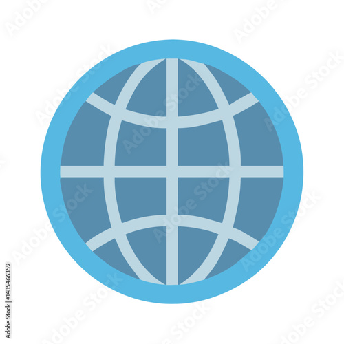  Globe Icon for Global Connectivity