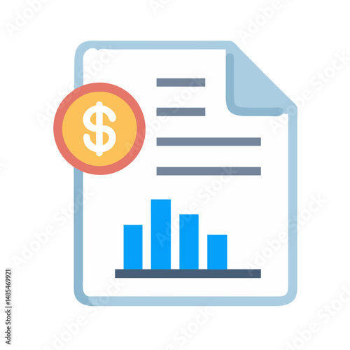  Income Statement Icon for Financial Reports
