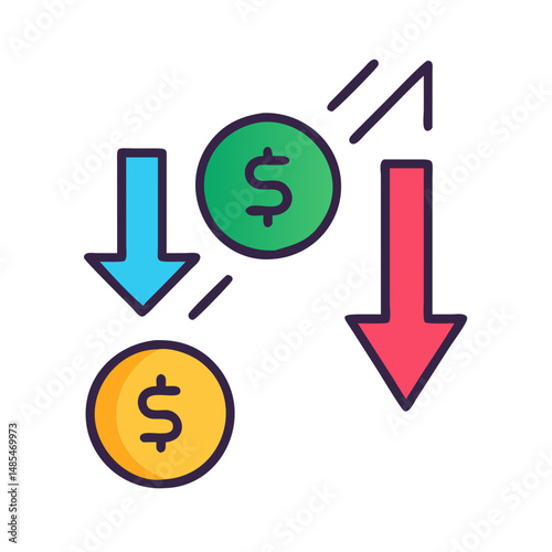  Economic Inflation Icon Design