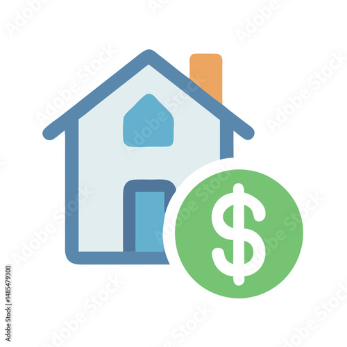  Mortgage Icon for Home Financing