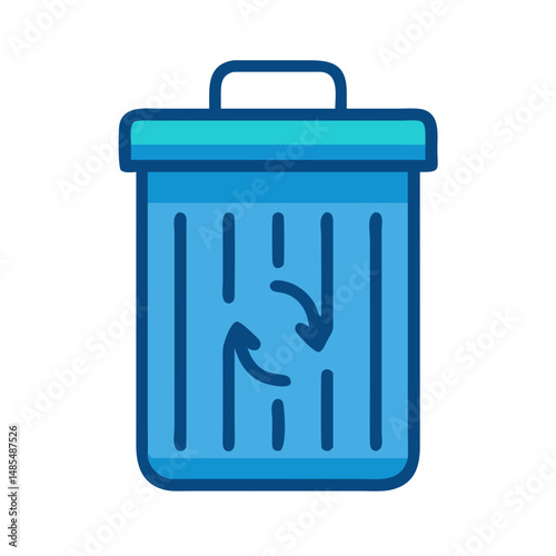  Effective Icons for Waste Recycling Bins