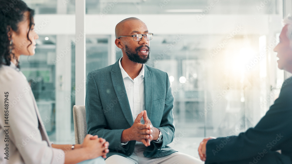 © FremtonClay/peopleimages.com - Business people, meeting and HR for compliance, complaint or discipline in office. Man, women and discussion for bad behavior with workplace, bullying or reprimand for performance review or feedback
