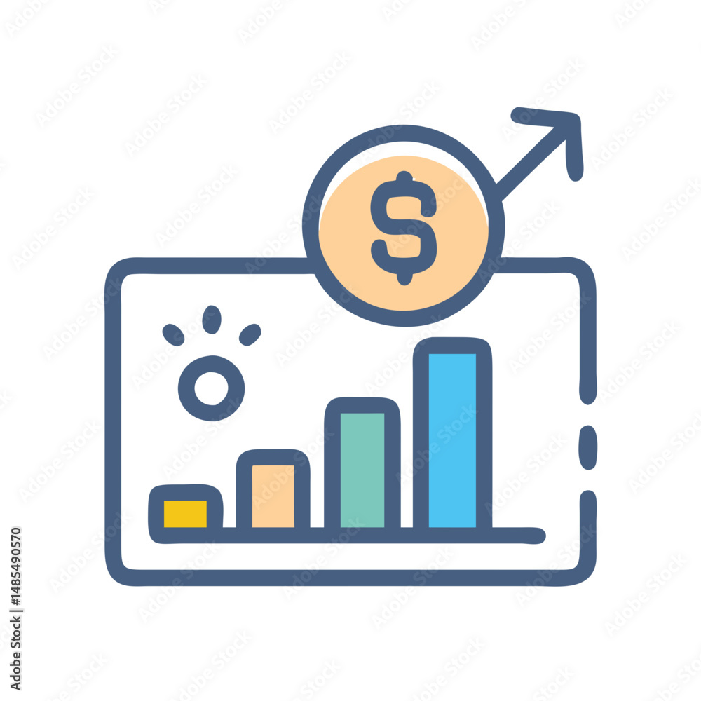 Essential Icons for Revenue and Finance Essential Icons for Revenue and Finance