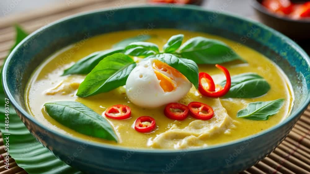Chicken Curry in Green Sauce