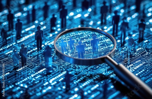 Focused data analysis of a large human resource base