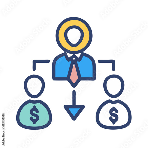  Dynamic Shareholder Icon for Business Growth