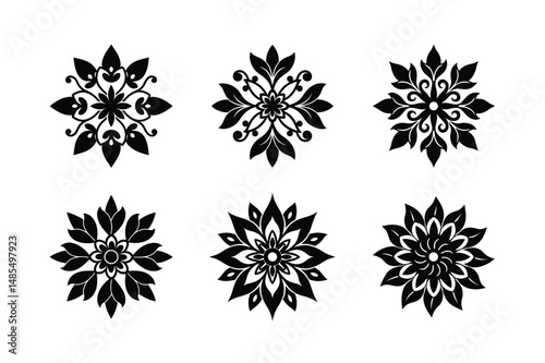 Wallpaper Mural Elegant Botanical Flourish Clipart Torontodigital.ca