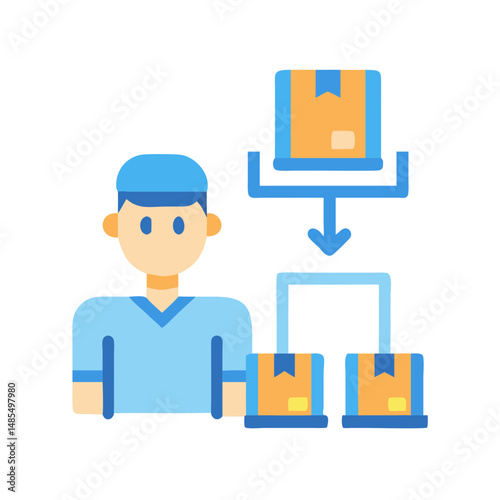  Procurement Supplier Icon Design