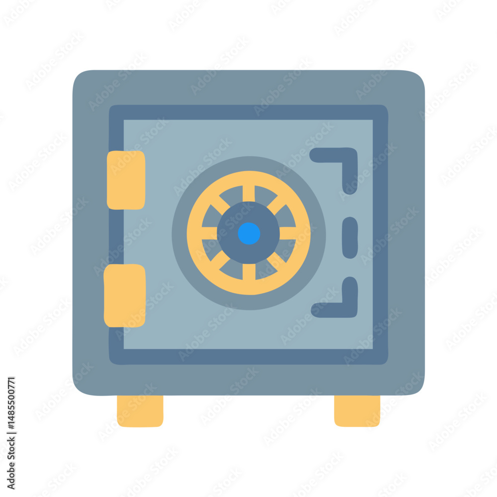 Stylish Vault Icon for Confidentiality Stylish Vault Icon for Confidentiality