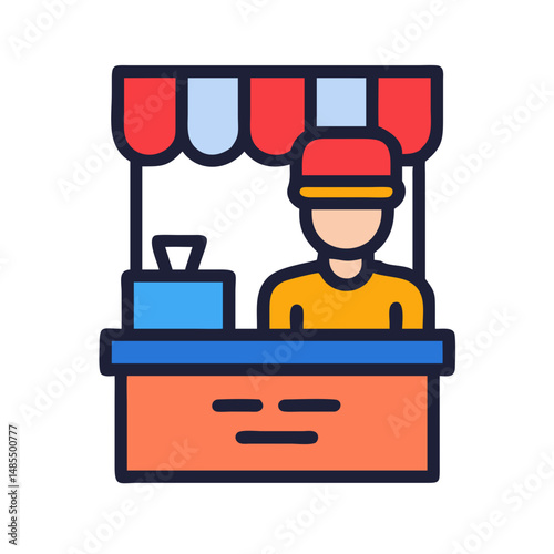  Modern Vendor Icon for Commerce