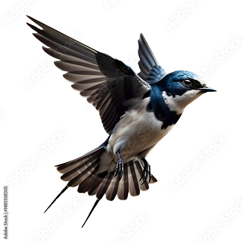 White throated swallow